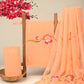 CHIFFON DUPATTA COTTON SUIT