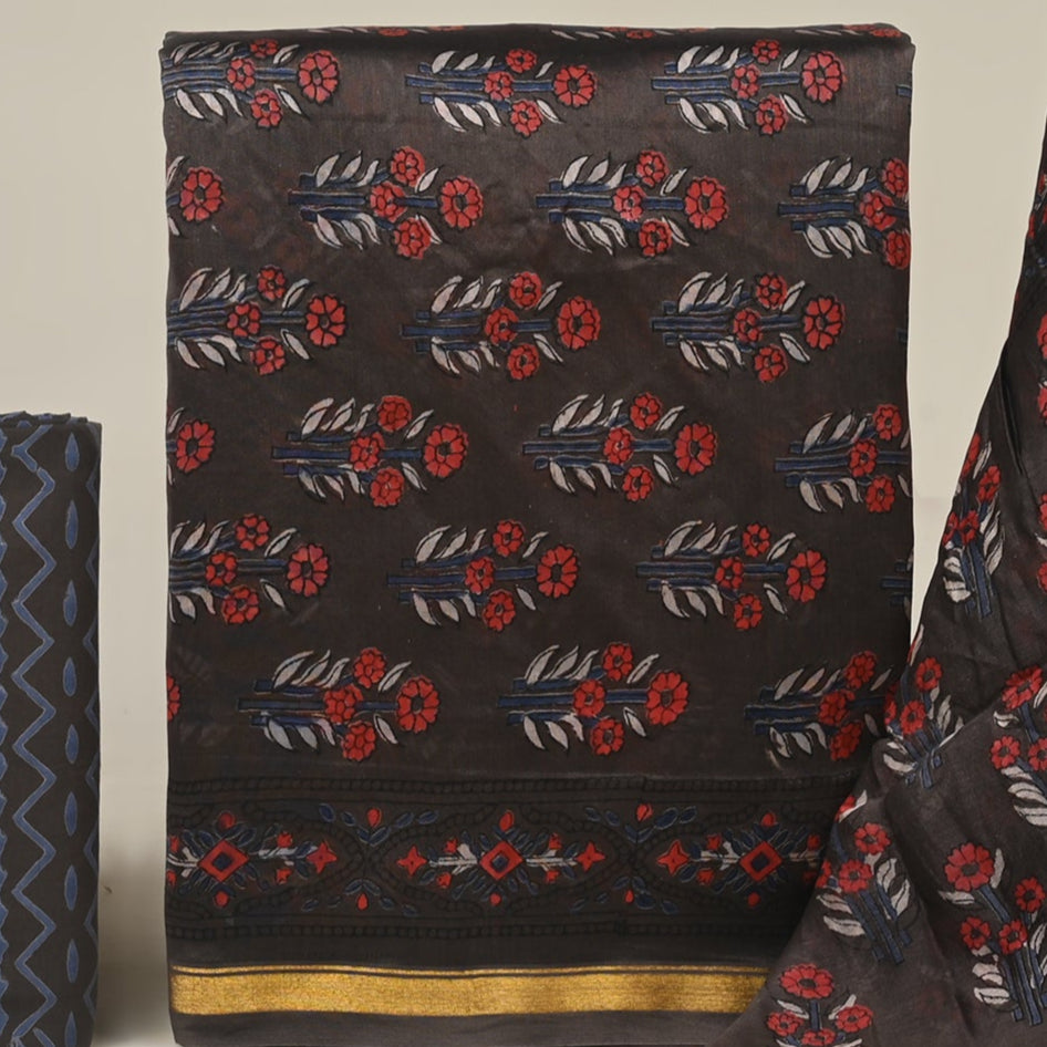 Chanderi Silk Suit Set