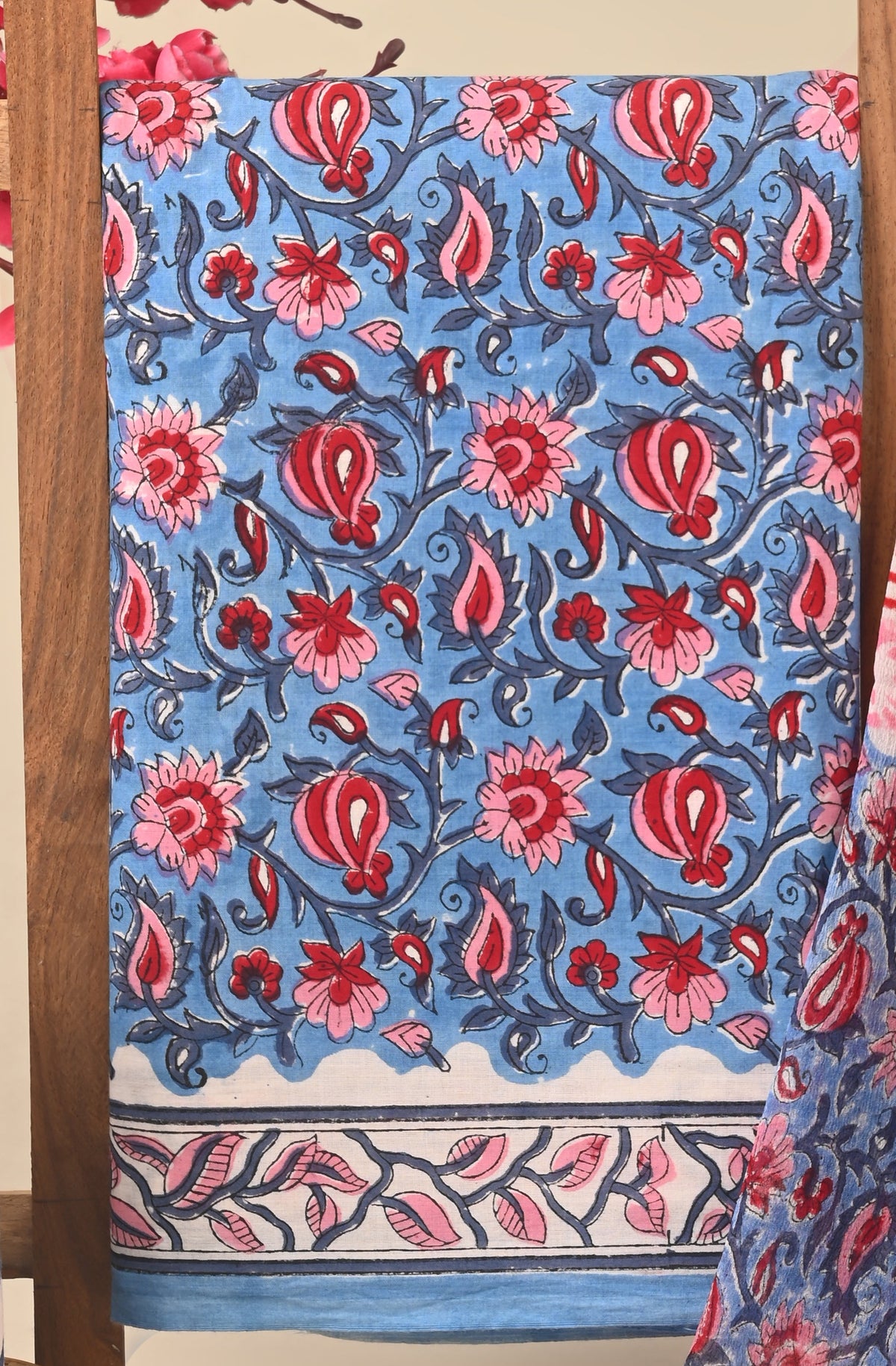 CHIFFON DUPATTA COTTON SUIT