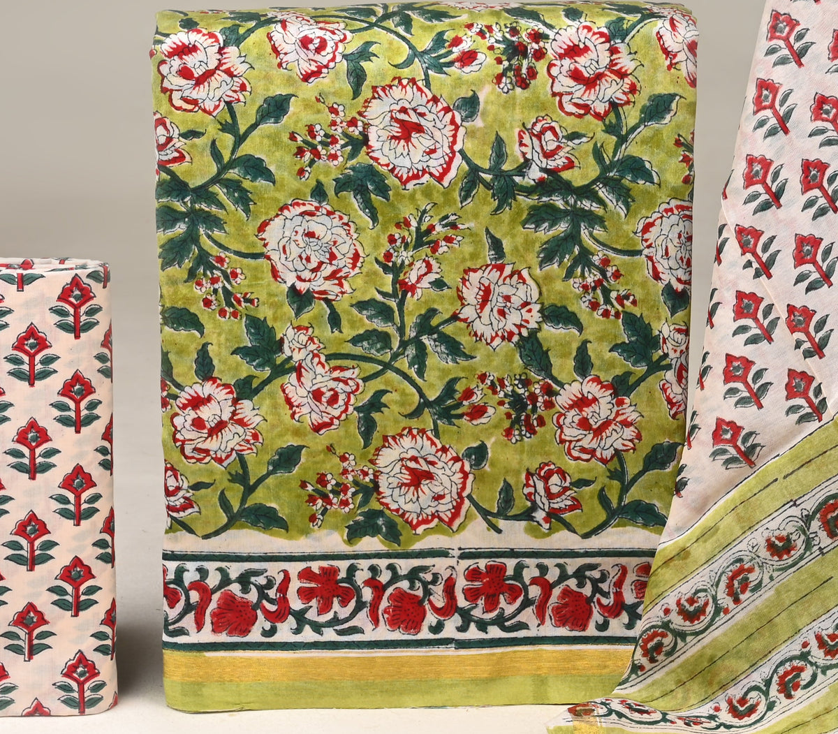 Chanderi Silk Suit Set