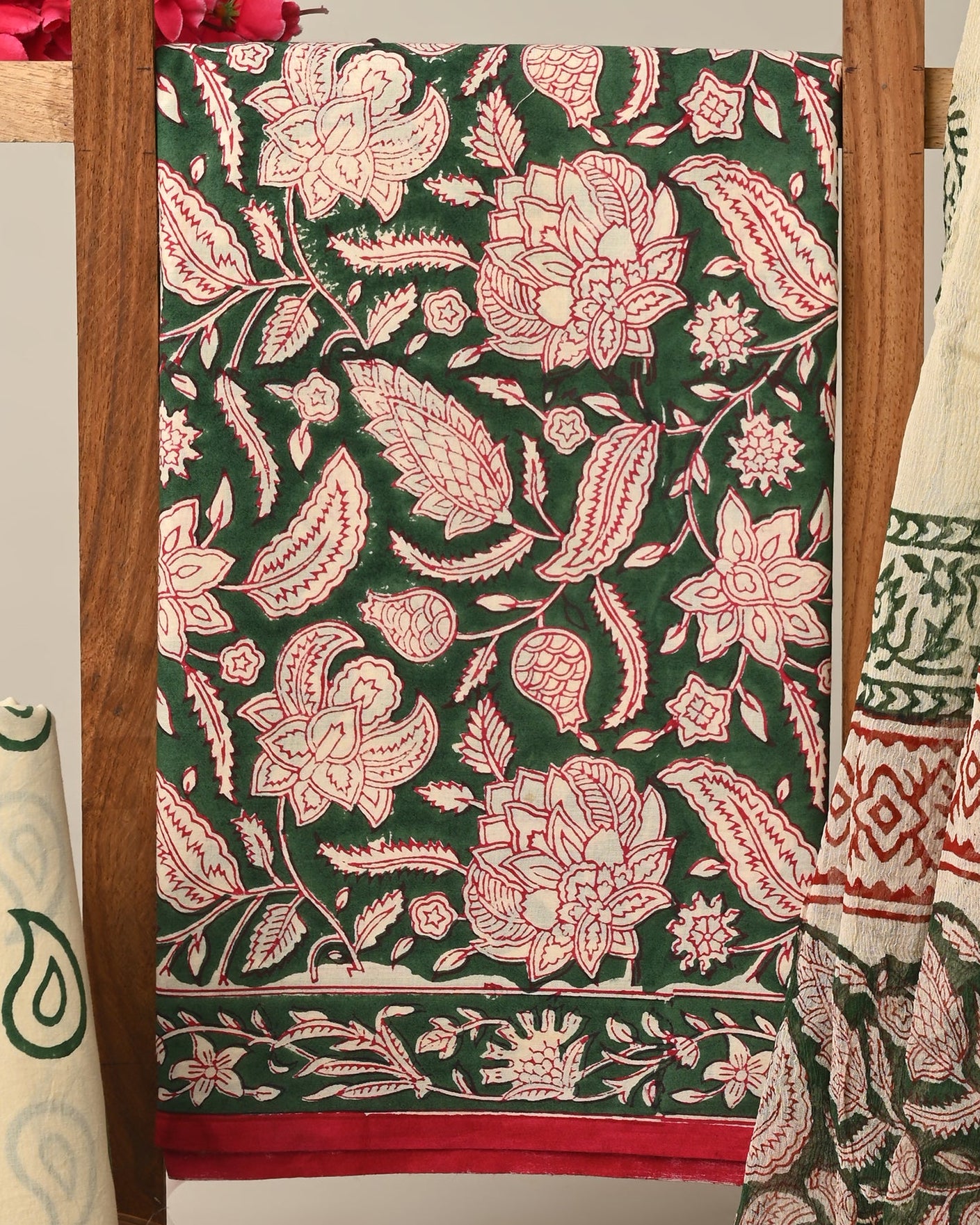 CHIFFON DUPATTA COTTON SUIT