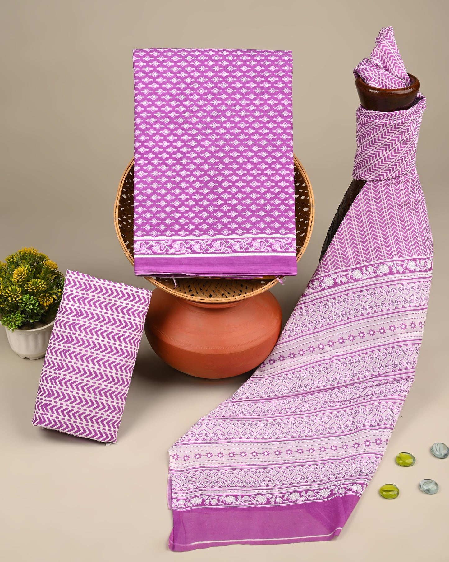 COTTON DUPATTA COTTON SUIT