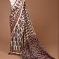 PURE CUPRO MODAL SAREE – AUTHENTIC AJRAKH HANDBLOCK PRINT
