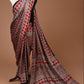 PURE CUPRO MODAL SAREE – AUTHENTIC AJRAKH HANDBLOCK PRINT