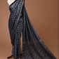 PURE CUPRO MODAL SAREE – AUTHENTIC AJRAKH HANDBLOCK PRINT