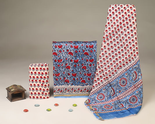 Chanderi Silk Suit Set