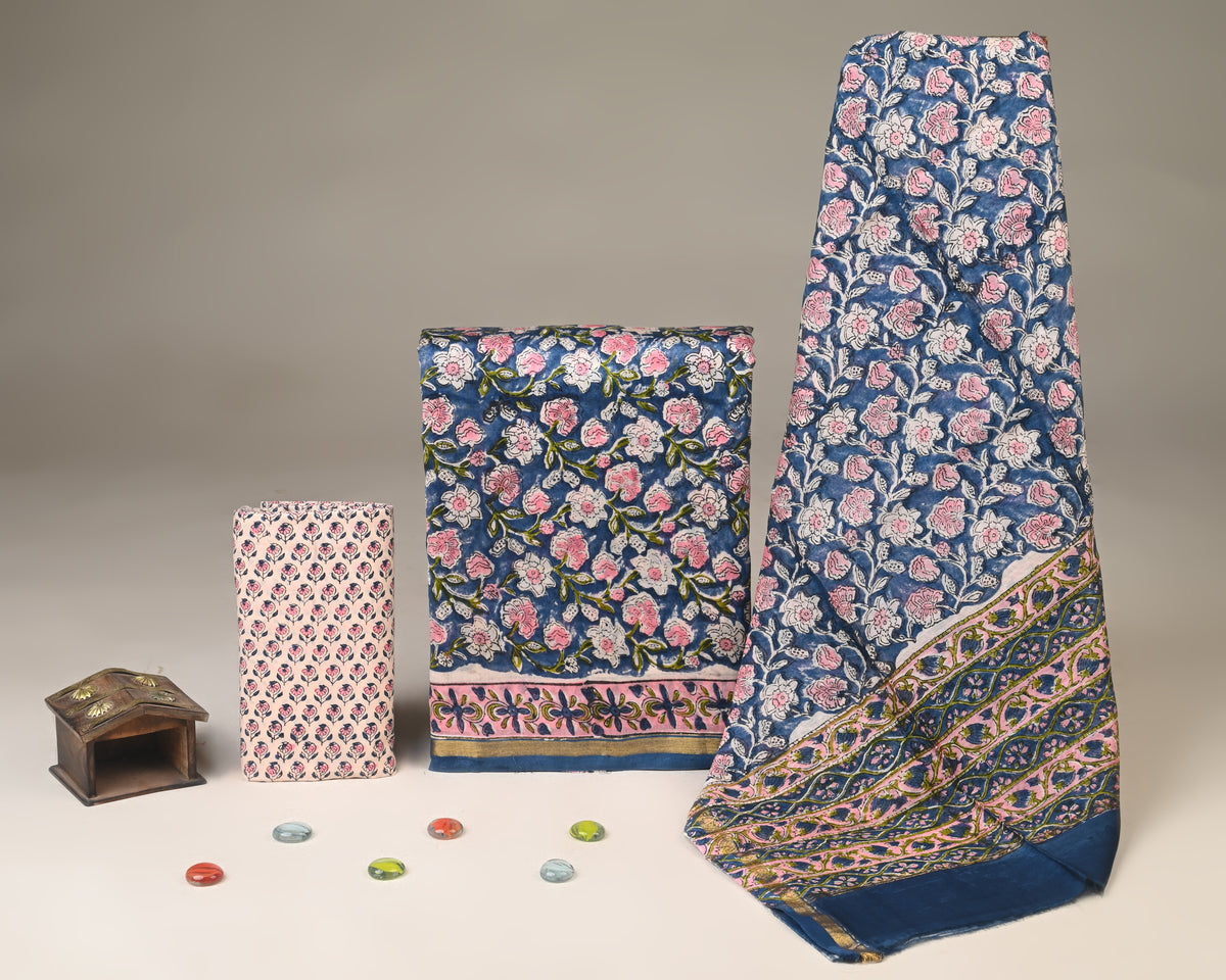 Chanderi Silk Suit Set