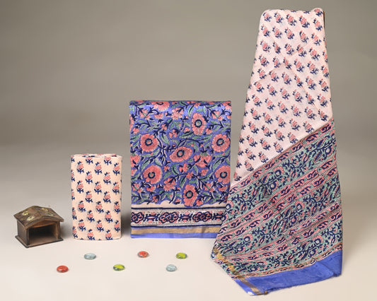 Chanderi Silk Suit Set