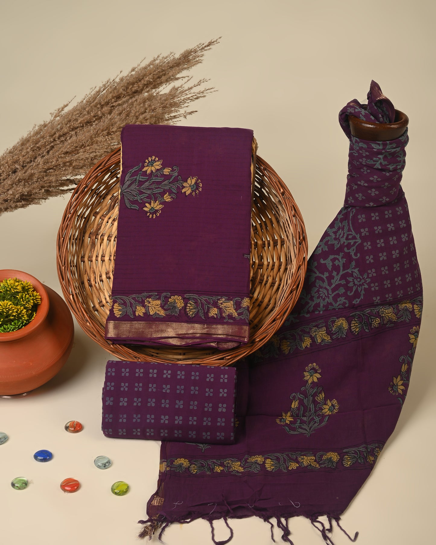 SOUTH COTTON SUITS (MANGALGIRI)