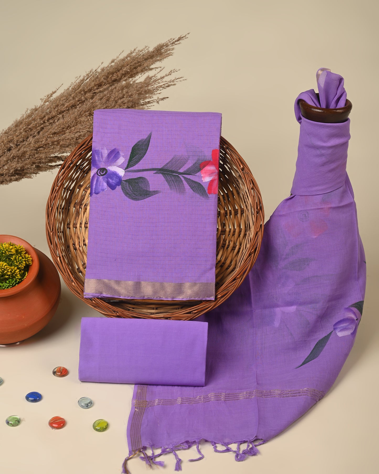 SOUTH COTTON SUITS (MANGALGIRI)