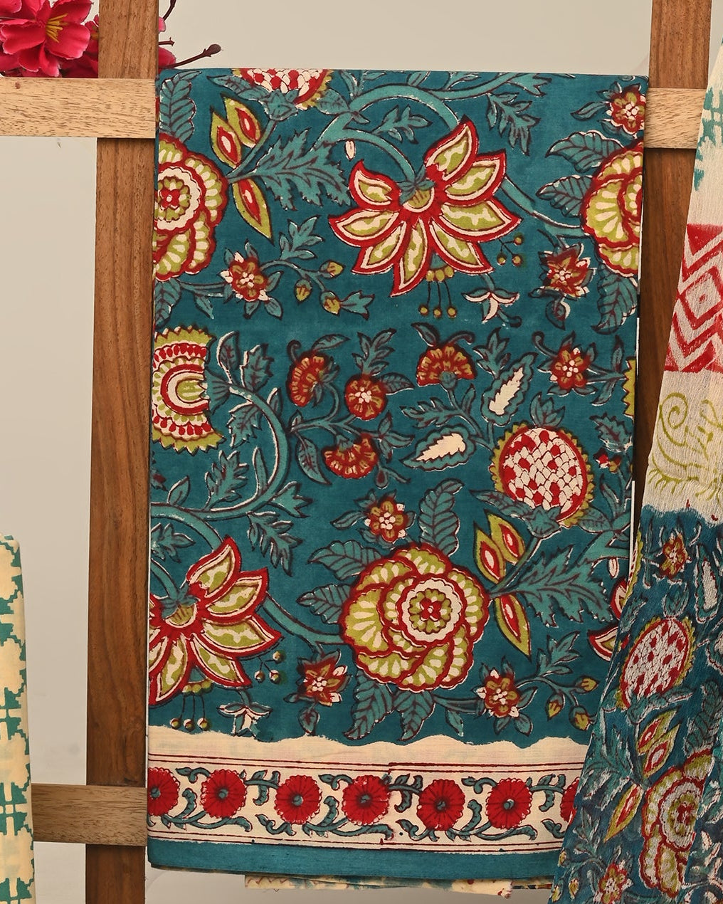 CHIFFON DUPATTA COTTON SUIT