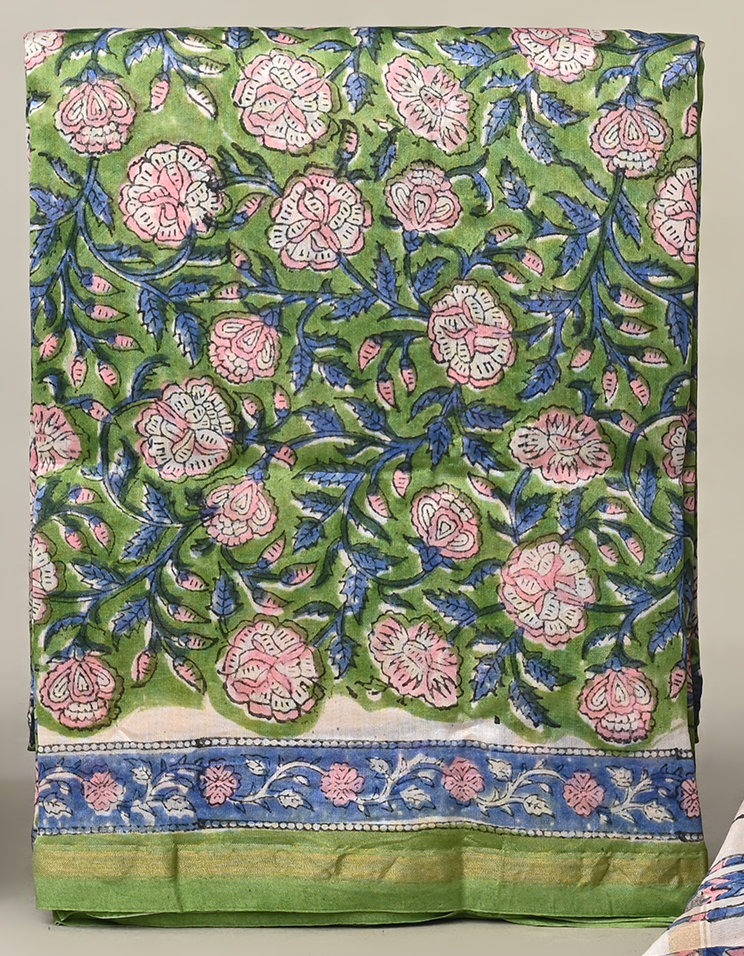 Chanderi Silk Suit Set
