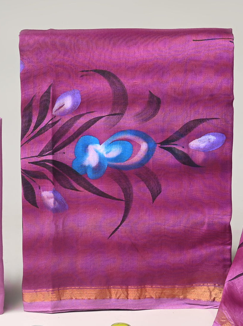 Chanderi Silk Suit Set