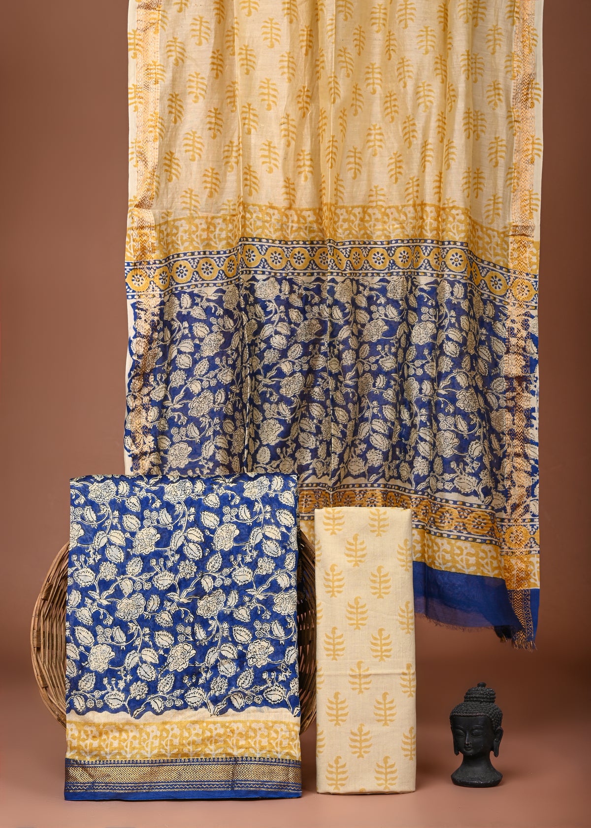 Maheshwari Silk Suit Set