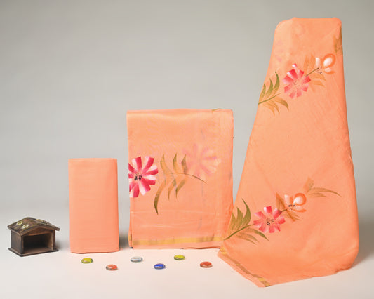 Chanderi Silk Suit Set