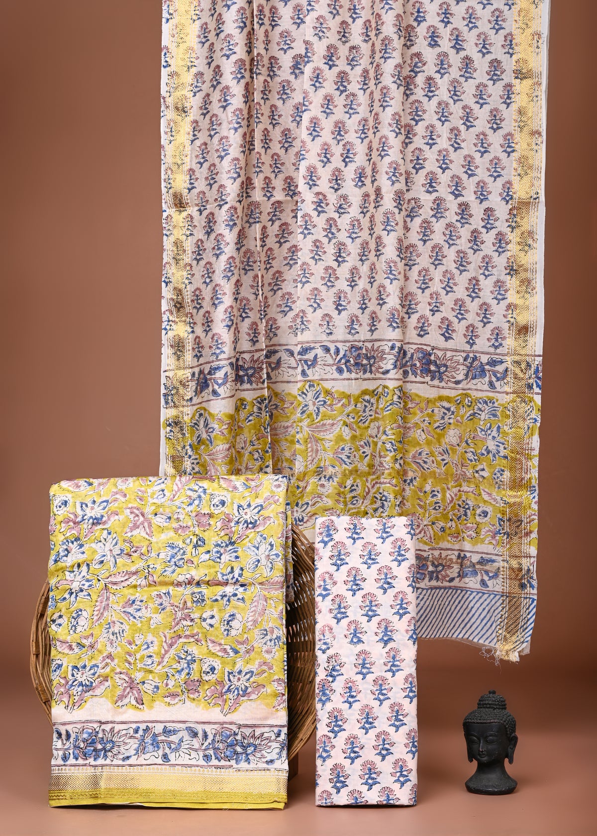 Maheshwari Silk Suit Set