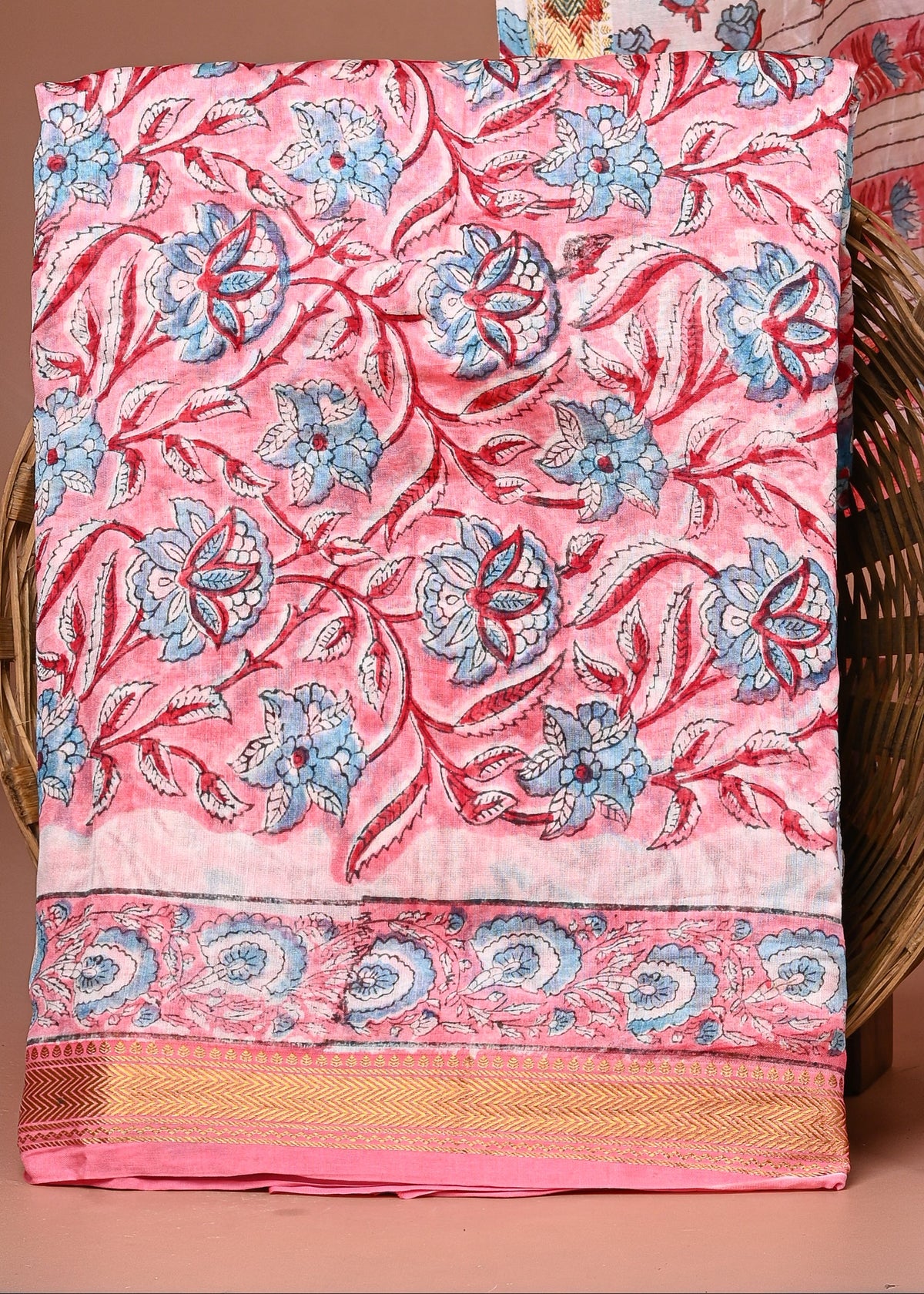 Maheshwari Silk Suit Set