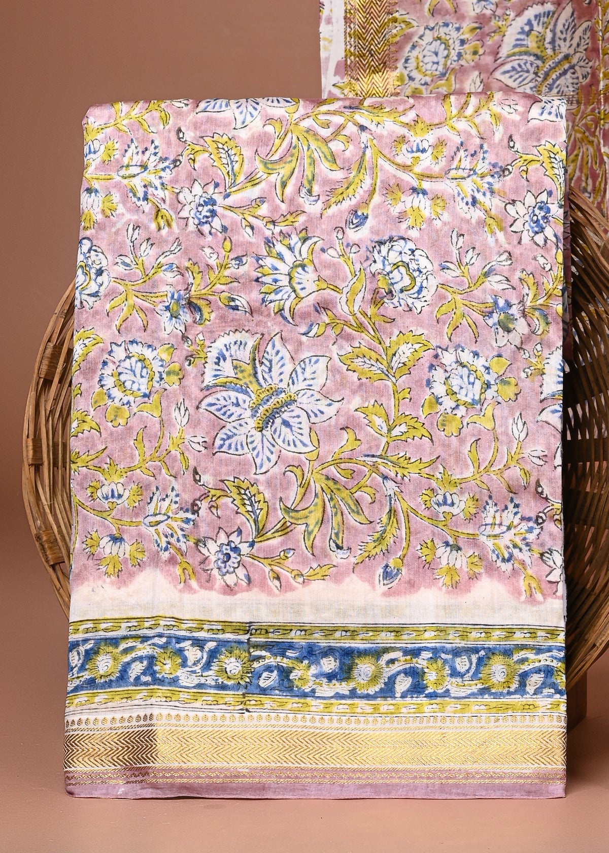 Maheshwari Silk Suit Set