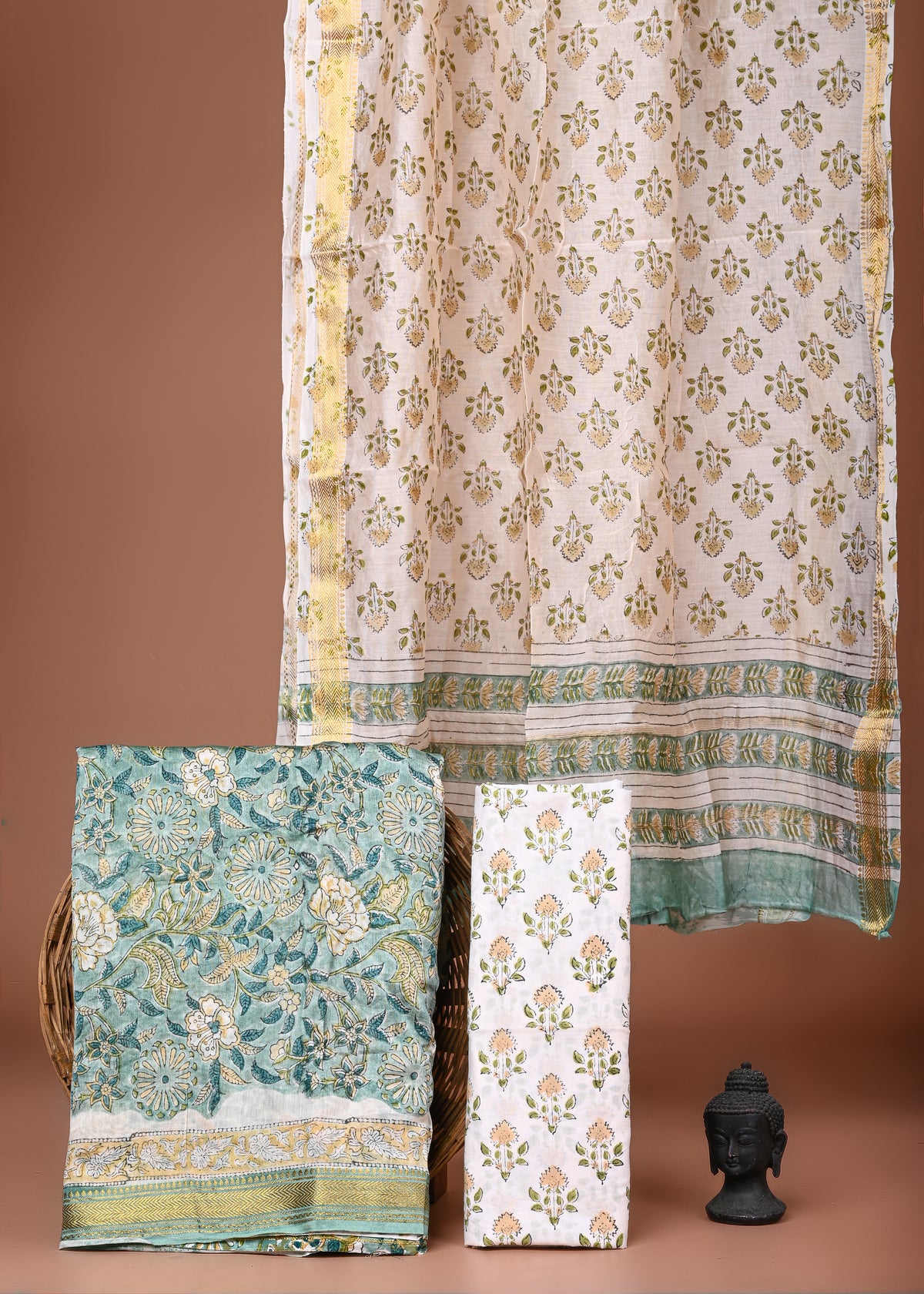 Maheshwari Silk Suit Set