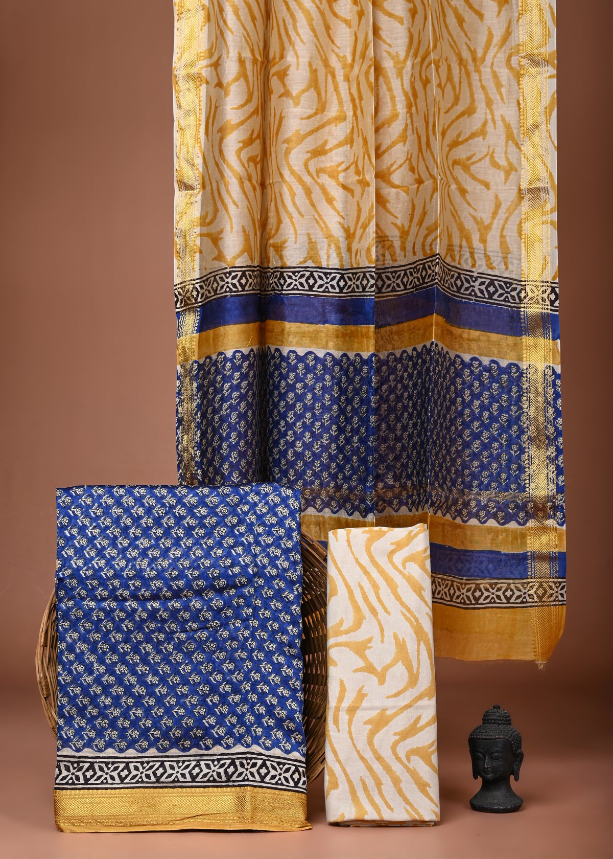 Maheshwari Silk Suit Set