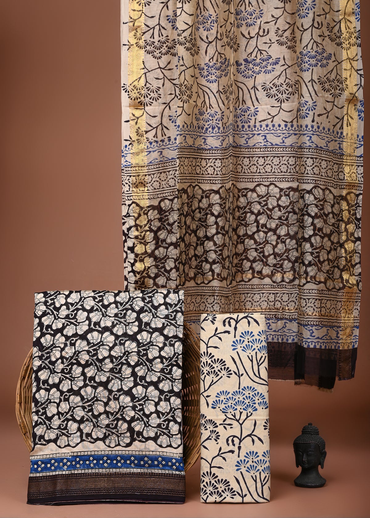 Maheshwari Silk Suit Set