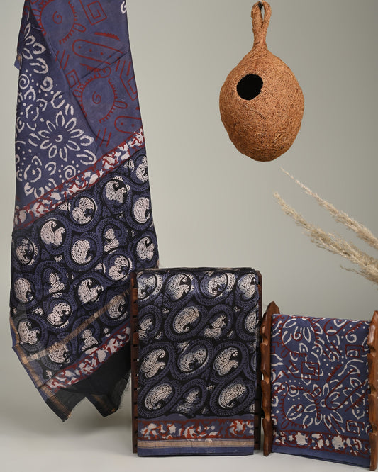 Chanderi Silk Suit Set