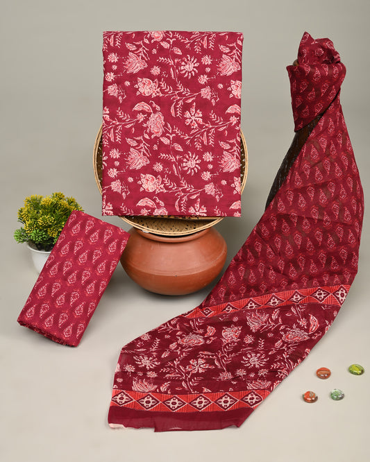 COTTON DUPATTA COTTON SUIT