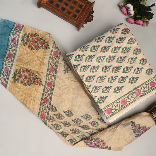 Khadi Cotton Suit (TOP & DUPATTA SET)