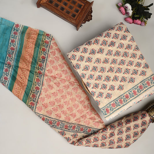 Khadi Cotton Suit (TOP & DUPATTA SET)