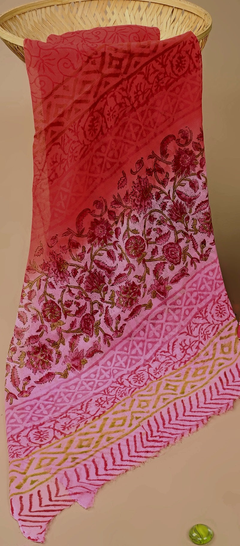 CHIFFON DUPATTA COTTON SUIT
