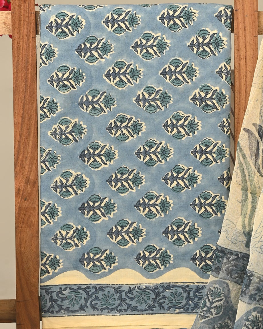 CHIFFON DUPATTA COTTON SUIT