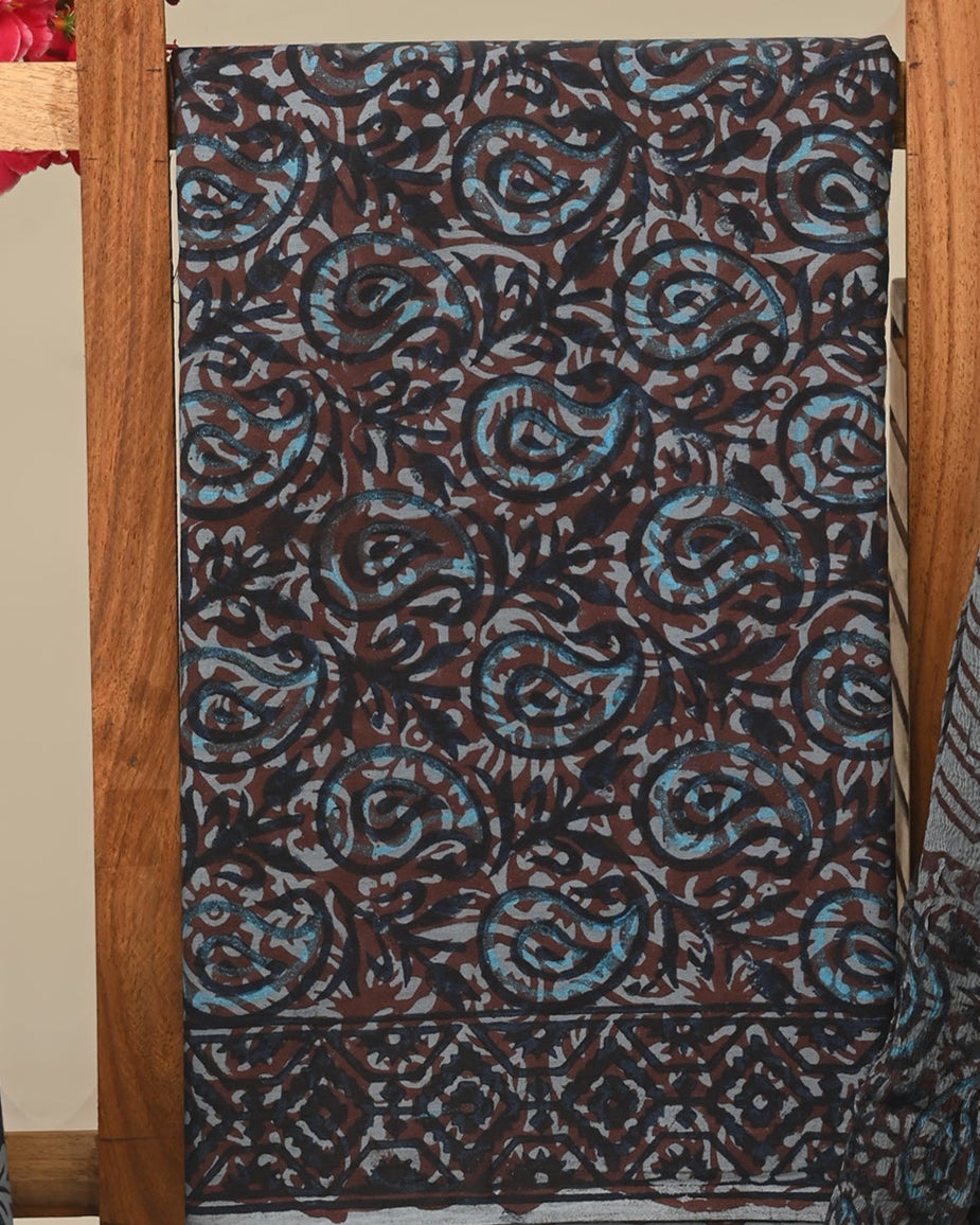 CHIFFON DUPATTA COTTON SUIT