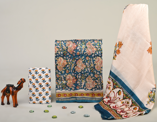 Chanderi Silk Suit Set