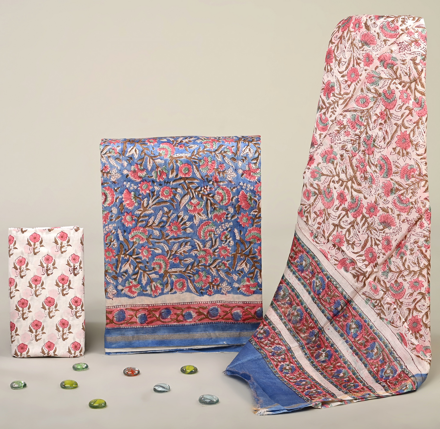 Chanderi Silk Suit Set