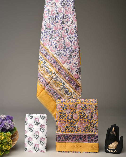 Maheshwari Silk Suit Set