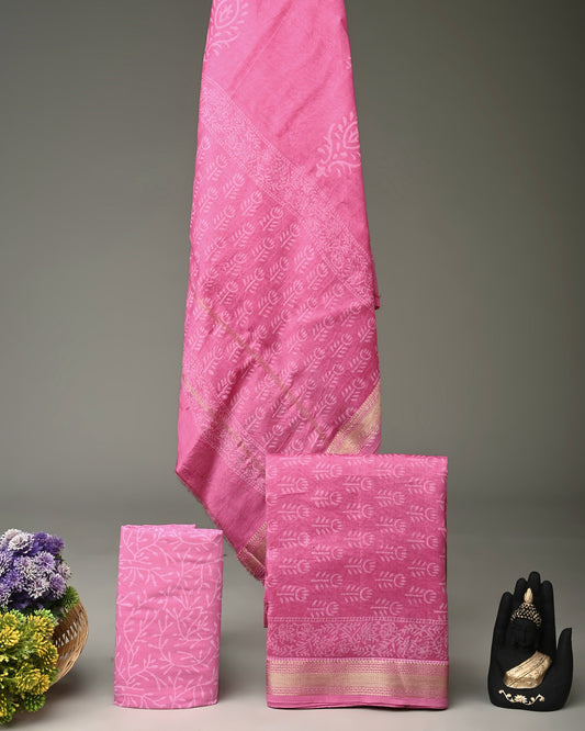 Maheshwari Silk Suit Set