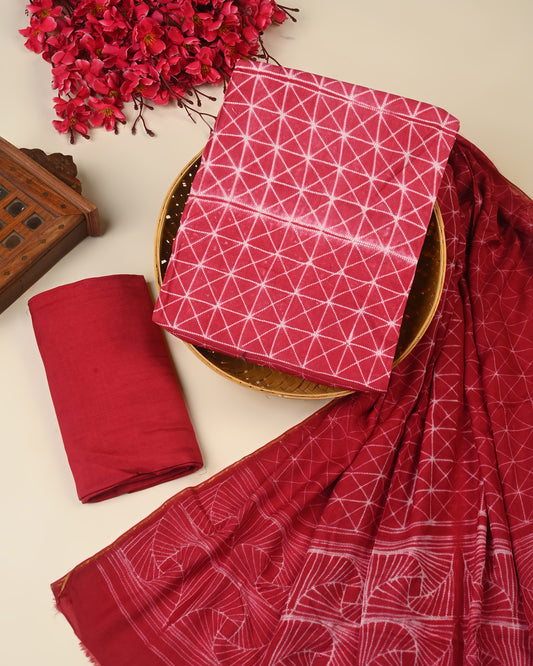 Special Shibori  Muslin Suits Sets