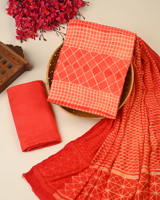 Special Shibori  Muslin Suits Sets