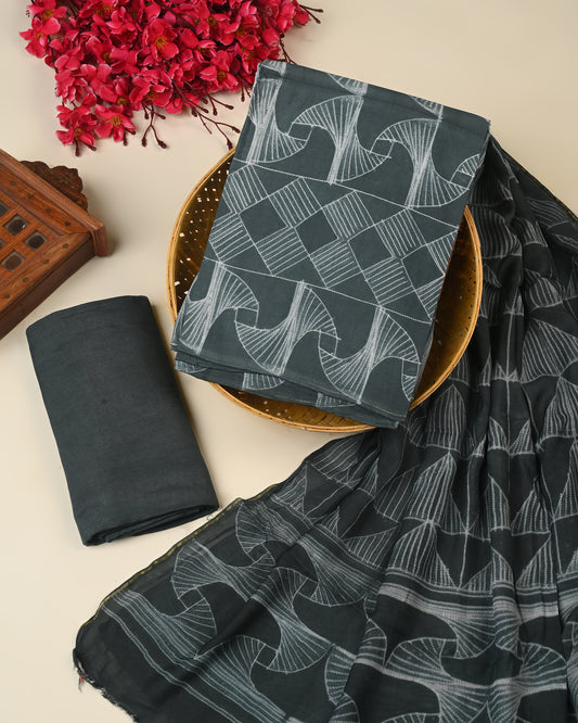 Special Shibori  Muslin Suits Sets