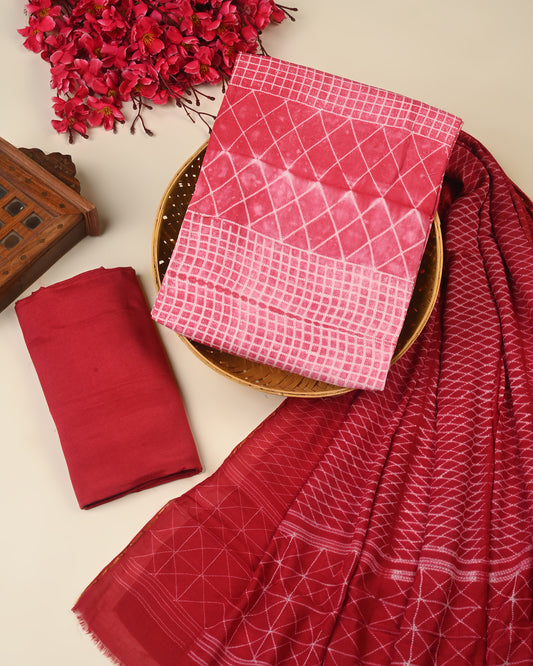 Special Shibori  Muslin Suits Sets