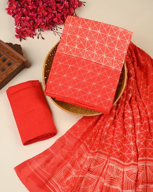 Special Shibori  Muslin Suits Sets