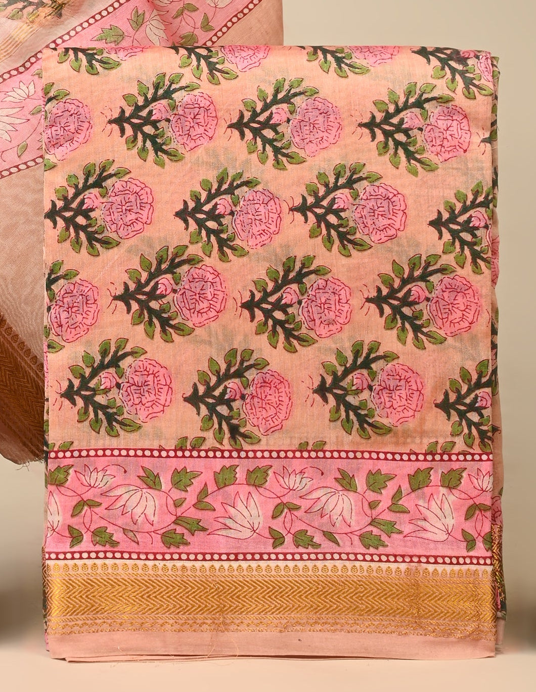 Maheshwari Silk Suit Set