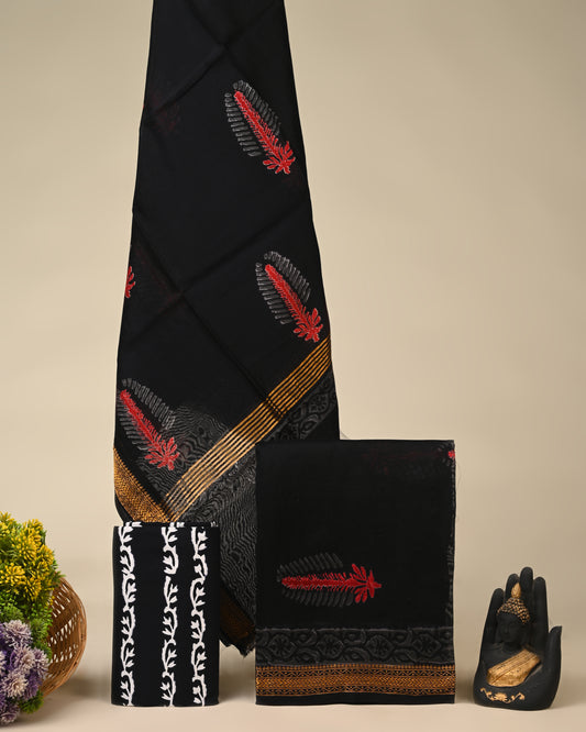 Maheshwari Silk Suit Set