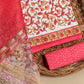 ORGANZA DUPATTA COTTON SUIT