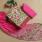 CHIFFON DUPATTA COTTON SUIT