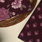 Dark Purple unstitched printed pure cotton fabric or dress material top and bottom set for women for dress from tanchui having sangeneri print bagru print Jaipuri print