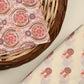 Pink unstitched printed  pure cotton fabric or dress material top and bottom set for women for dress from tanchui having sangeneri print bagru print Jaipuri print