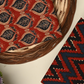 Red unstitched printed pure cotton fabric or dress material top and bottom set for women for dress from tanchui having sangeneri print bagru print Jaipuri print