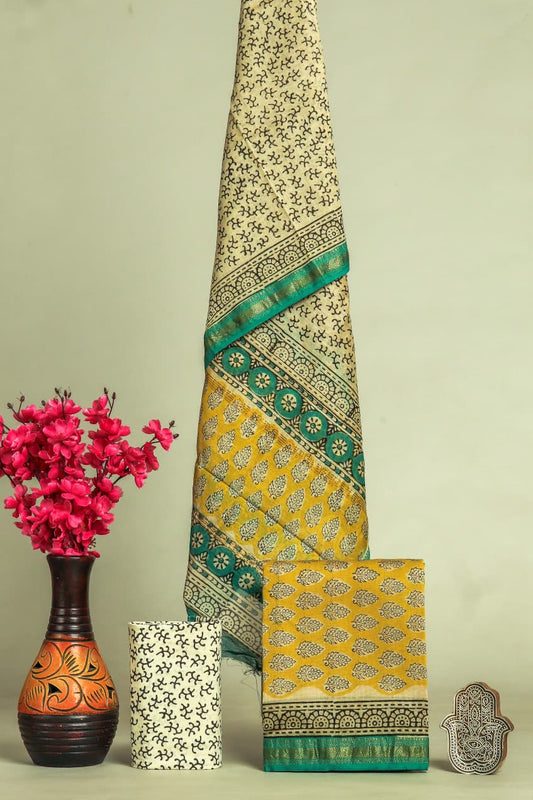 Maheshwari Silk Suit Set