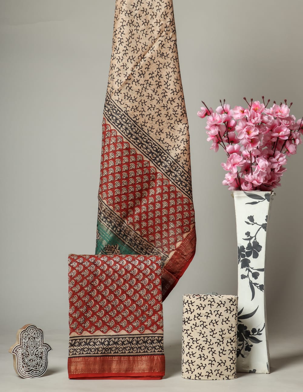 Maheshwari Silk Suit Set